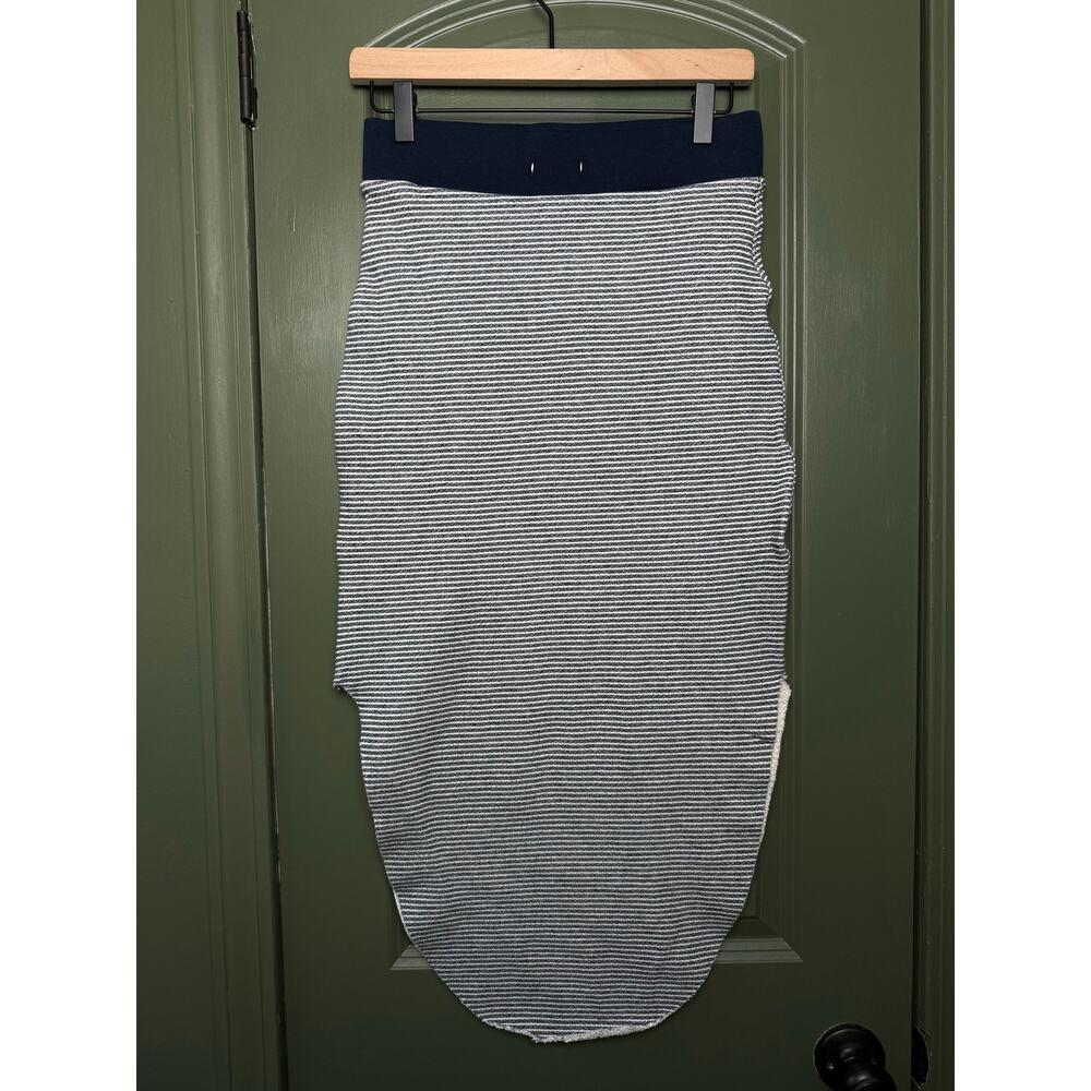 NWOT Frank & Eileen Donegal Unforgettable Midi Skirt Navy White Stripe Small
